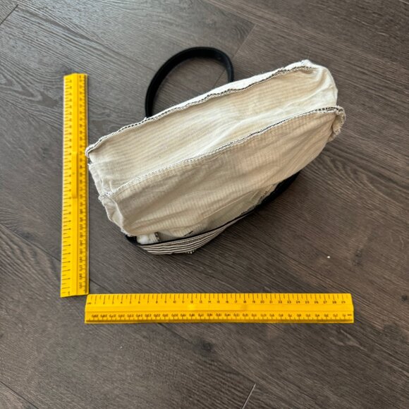 vintage 1986 hello kitty zipper striped tote bag - Picture 8 of 8